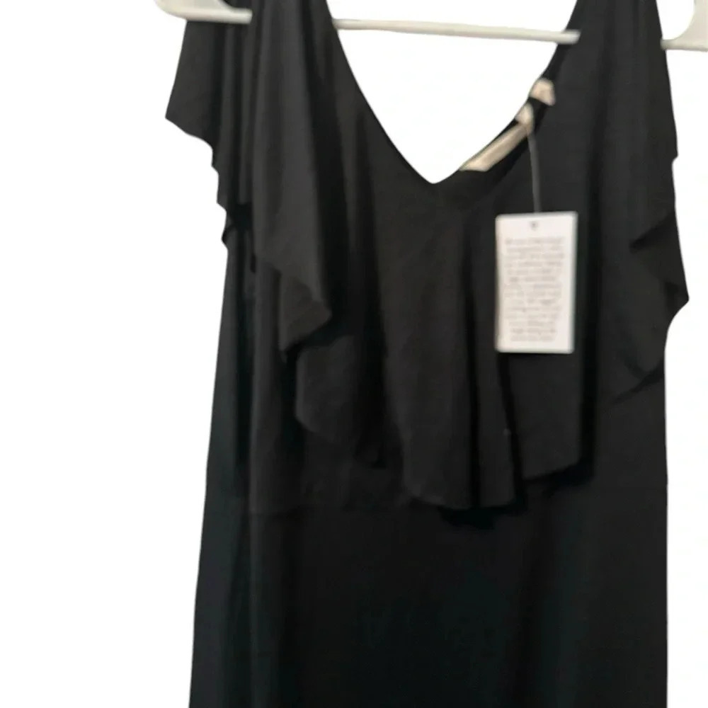 NWT Soft Surroundings Sleeeless Flutter Maxi Dres… - image 3